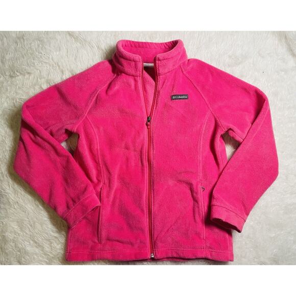Columbia Sportswear Company Womens Pink High Neck Zip Up Track Jacket Size XL - Picture 1 of 4
